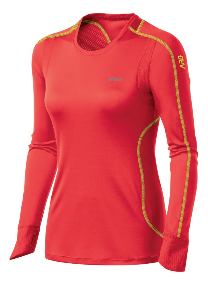 Womens ASICS ARD Long Sleeve Long Sleeve No Zip Technical Tops