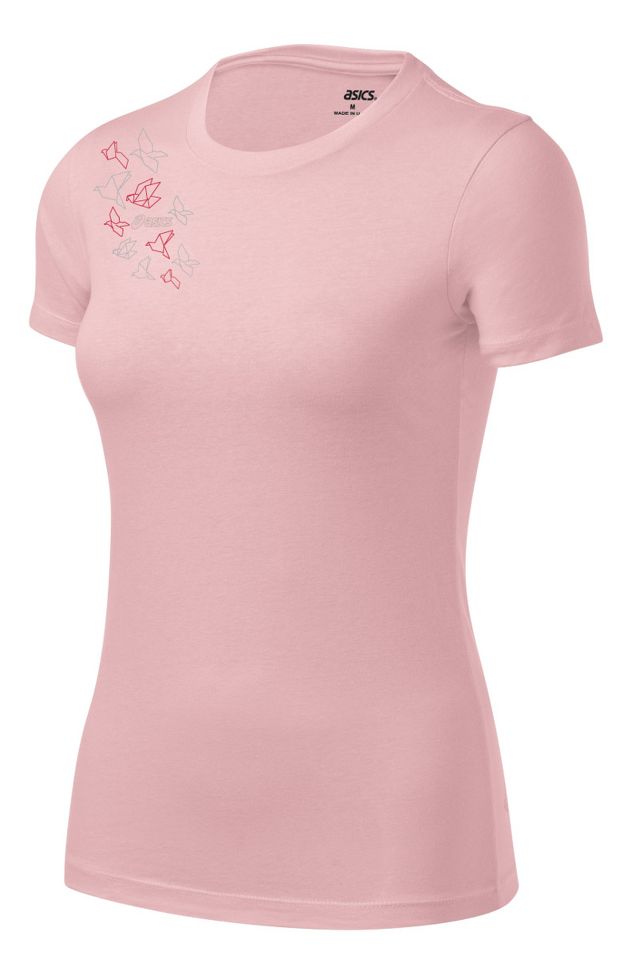 Womens ASICS Reflective Tee Short Sleeve Technical Tops