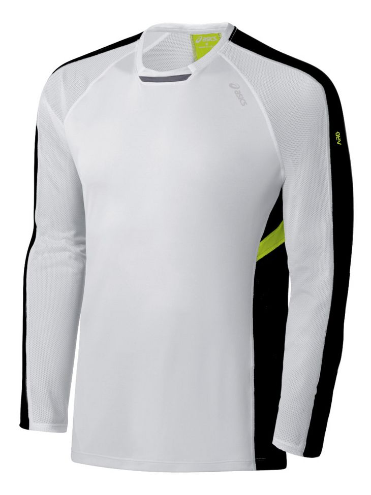 Mens ASICS ARD Long Sleeve Long Sleeve No Zip Technical Tops