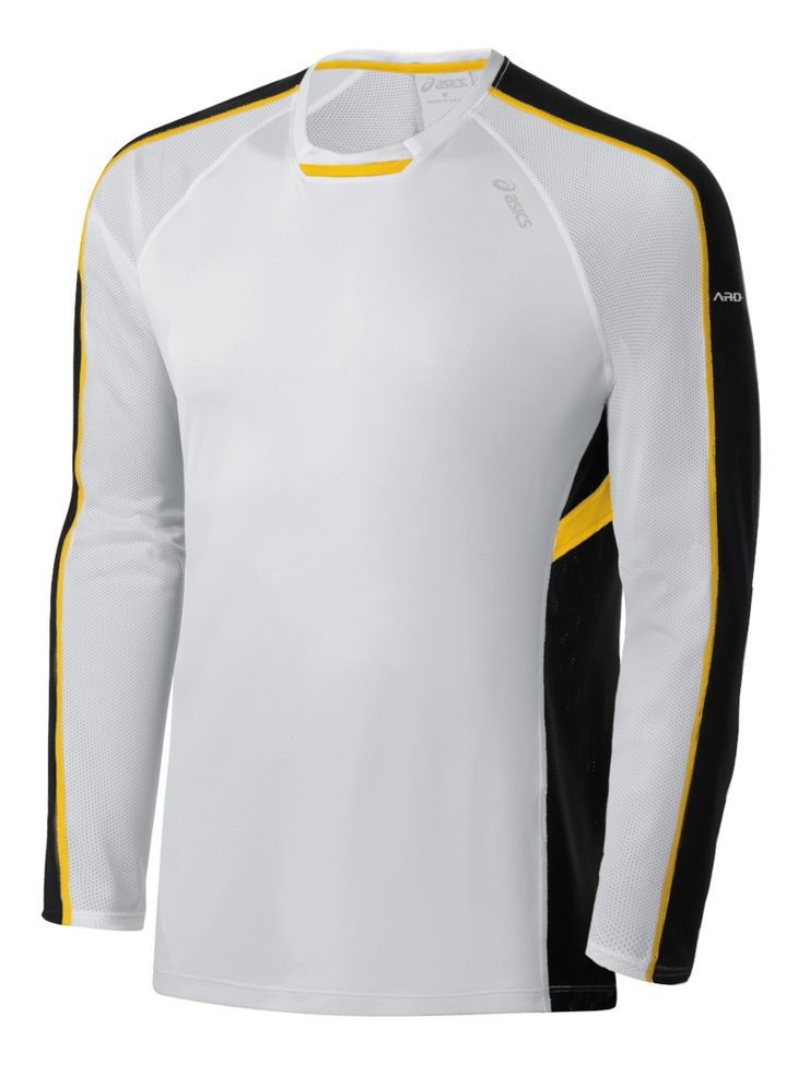 Mens ASICS ARD Long Sleeve Long Sleeve No Zip Technical Tops