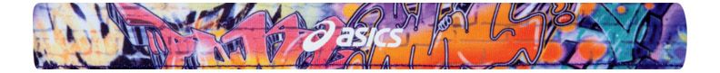 Womens ASICS Printed Headbands Headwear