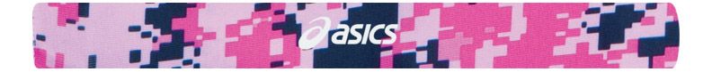 Womens ASICS Printed Headbands Headwear