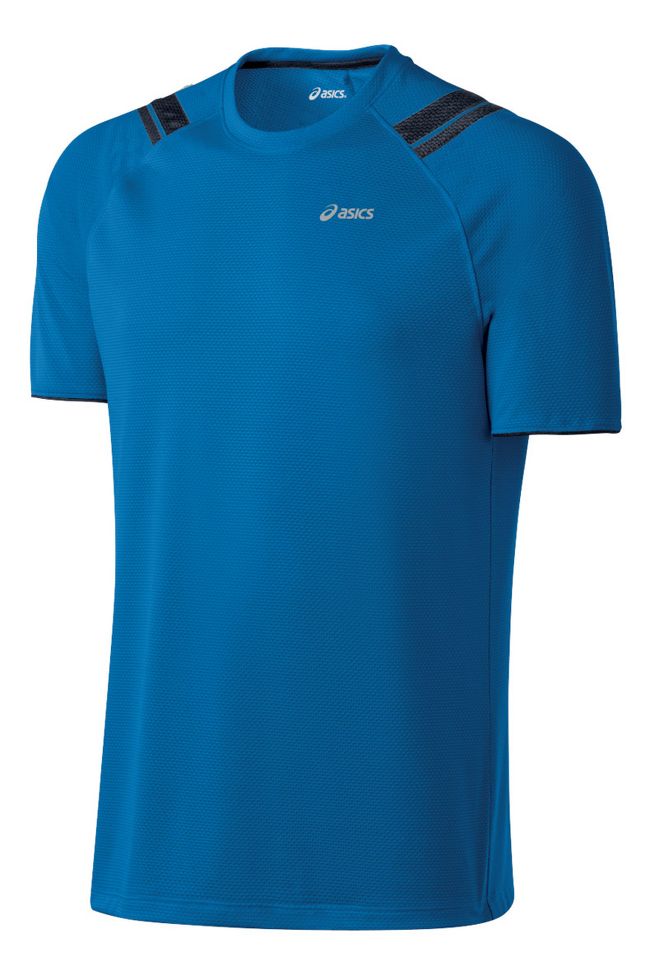Mens ASICS ecoline Short Sleeve Short Sleeve Technical Tops