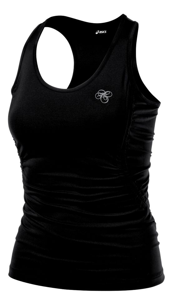 Womens ASICS AYAMi Rouche Tank Tanks Technical Tops