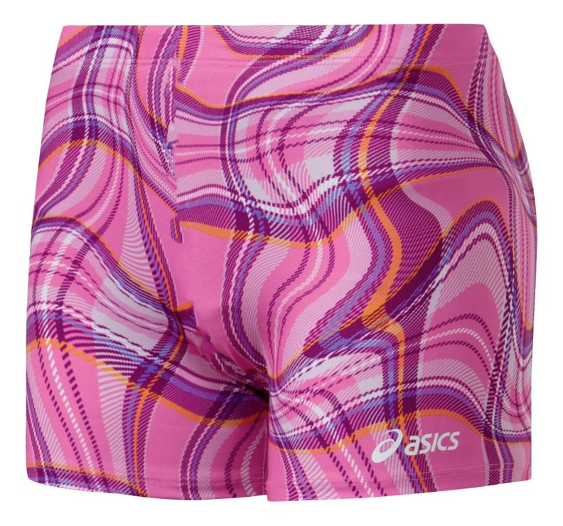 Womens ASICS Plaid Street Short  Shorts