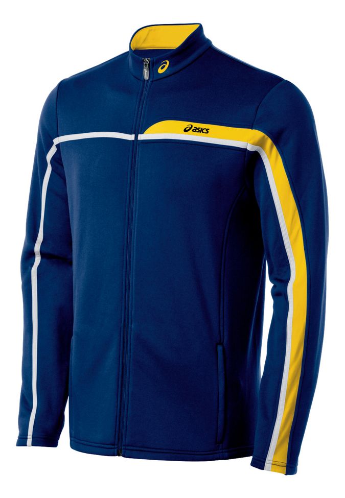 Mens ASICS Court Jacket Warm-Up Unhooded Jackets