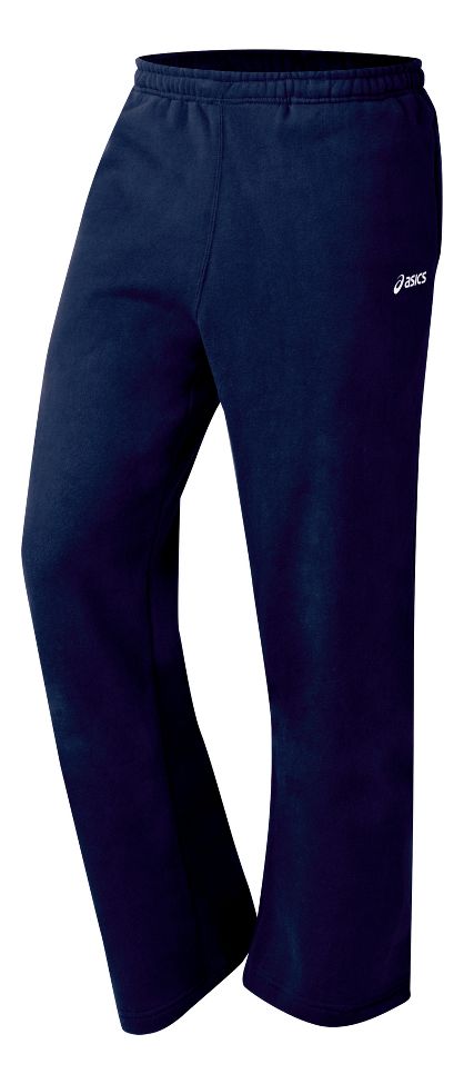 Mens ASICS Fleece Pant Warm-Up Pants