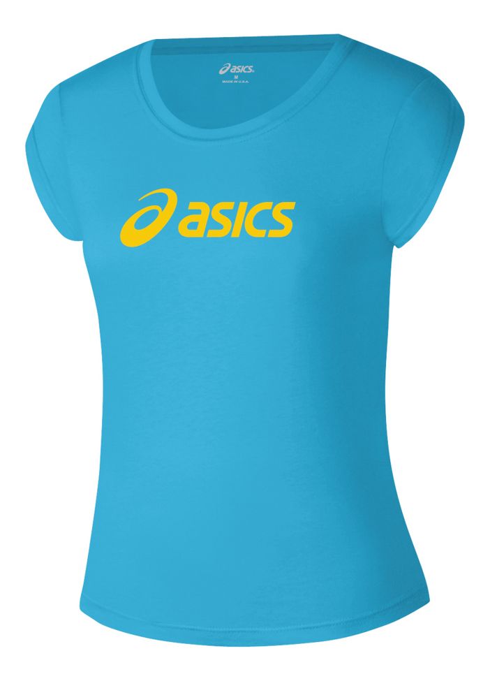 Womens ASICS Corp T Short Sleeve Technical Tops