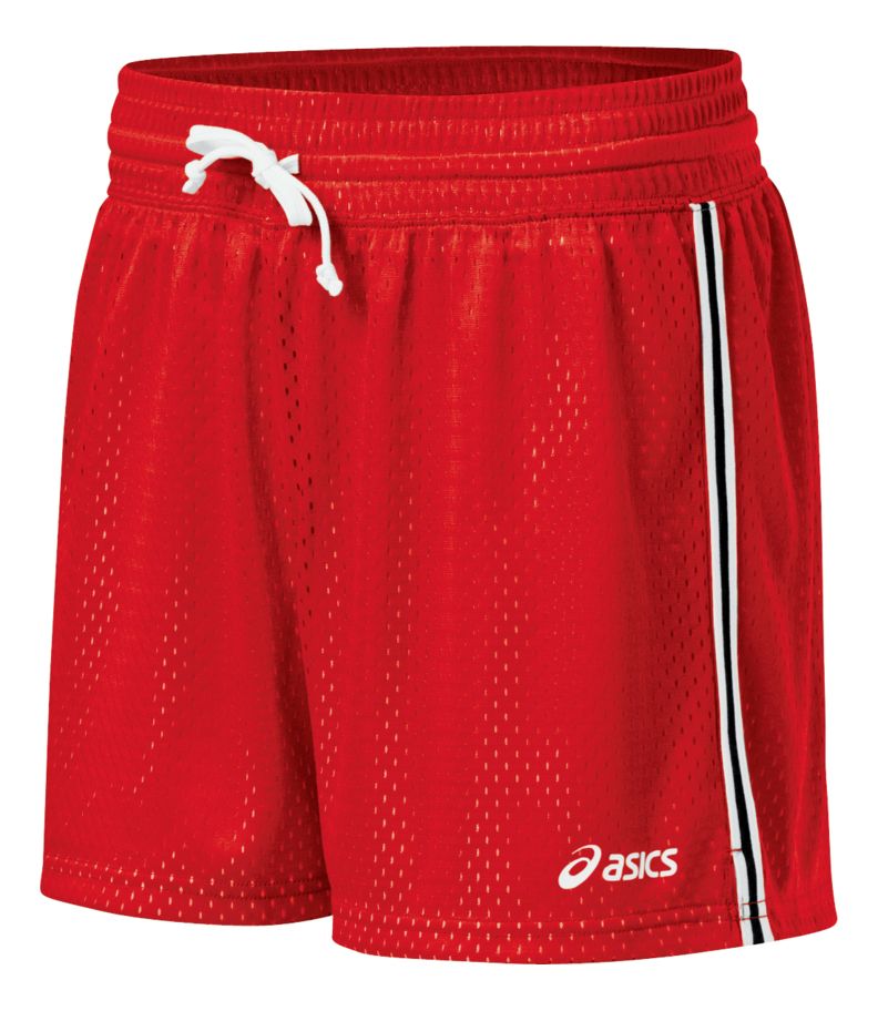 Womens ASICS Team 4" Mesh Short Lined Shorts