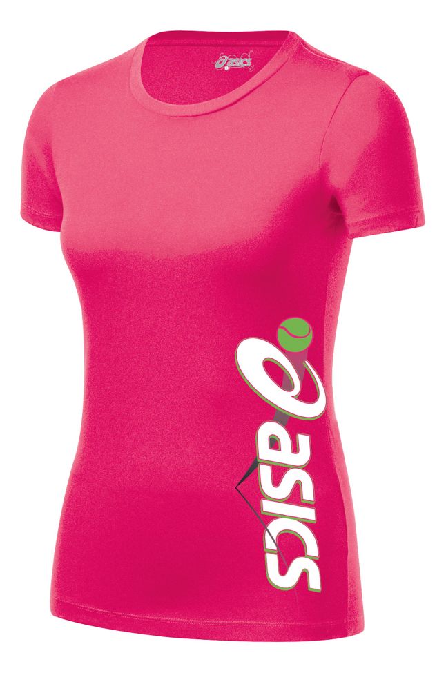Womens ASICS Bounce Tee Short Sleeve Technical Tops