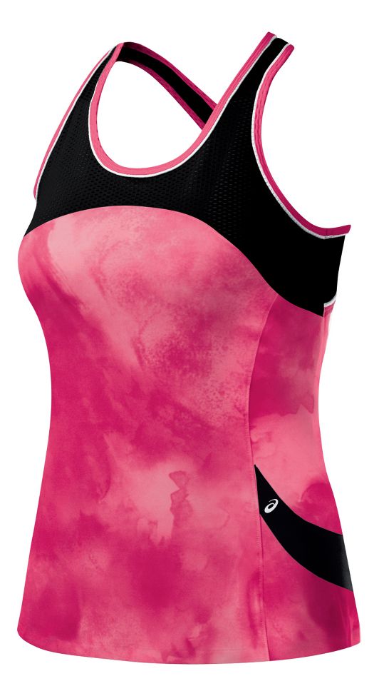 Womens ASICS Court X-Back Tanks Technical Tops