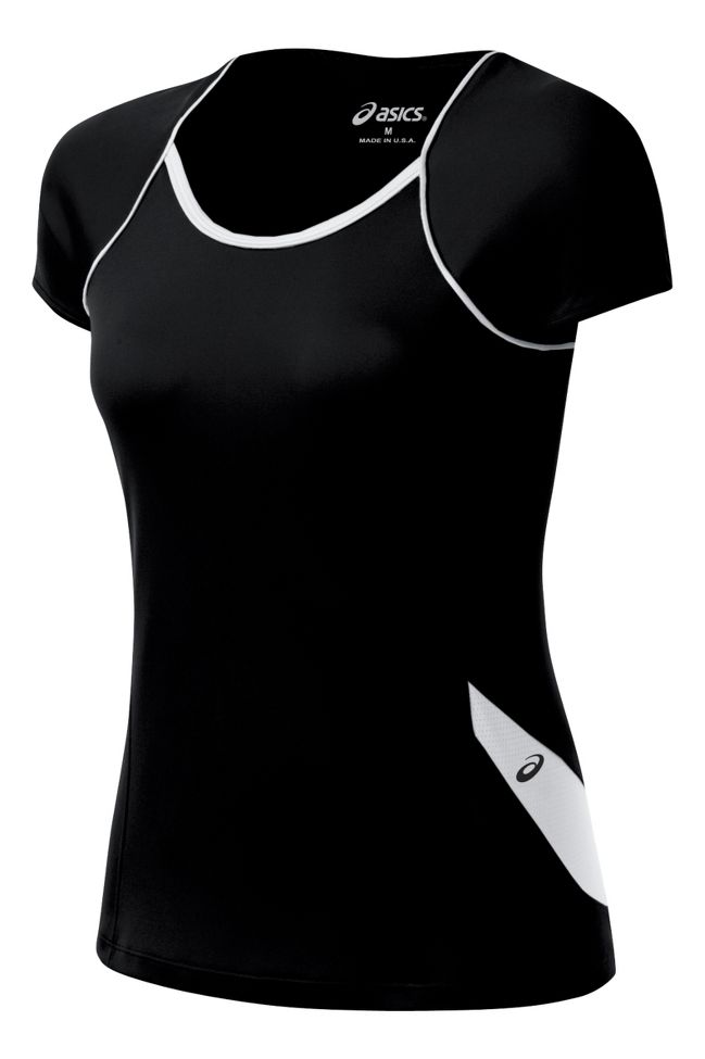 Womens ASICS Court Cap Sleeve Short Sleeve Technical Tops