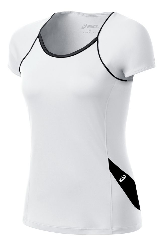 Womens ASICS Court Cap Sleeve Short Sleeve Technical Tops