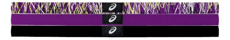 Womens ASICS Hera 3Pk Thin Headbands Headwear