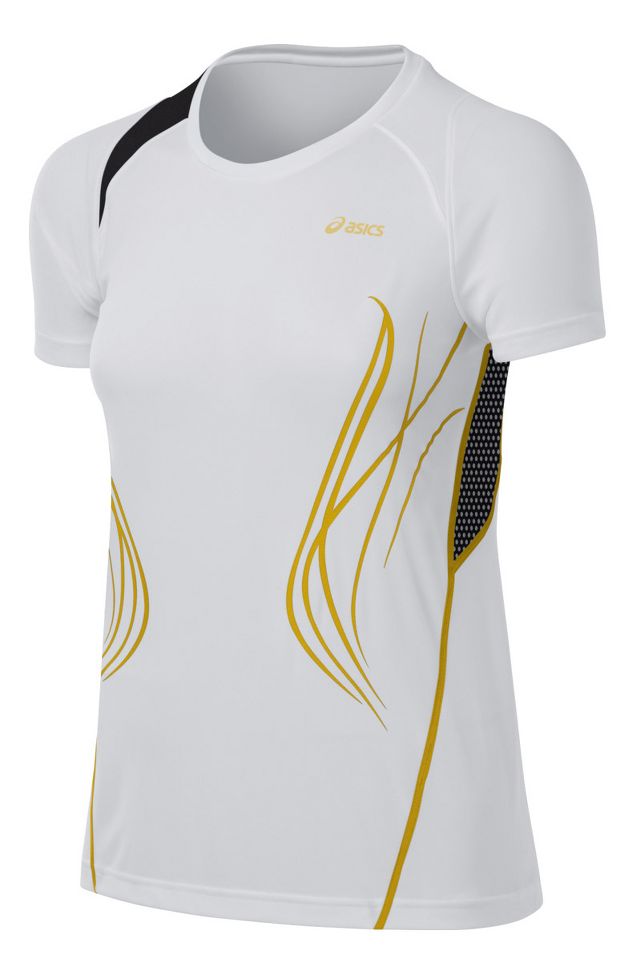Womens ASICS TIL Tee Short Sleeve Technical Tops