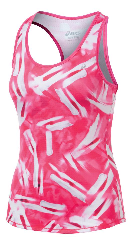 Womens ASICS Emma Racerback Tanks Technical Tops