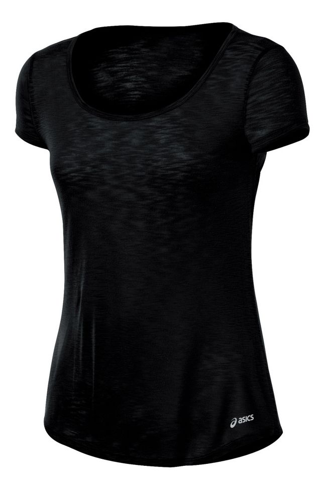 Womens ASICS PR Slub Short Sleeve Technical Tops