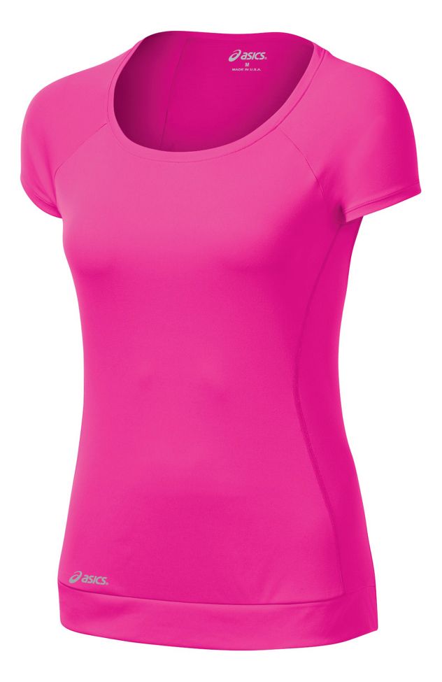 Womens ASICS Favorite Short Sleeve Tee Technical Tops