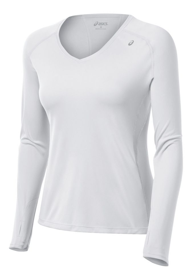 Womens ASICS Favorite Long Sleeve No Zip Technical Tops