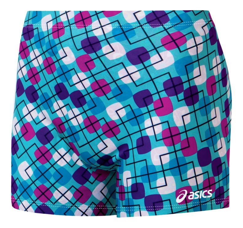 Womens ASICS Modern Maze Fitted Shorts