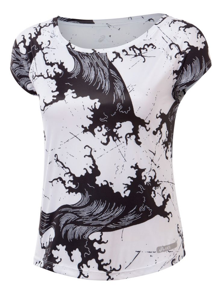Womens ASICS Abby Short Sleeve Technical Tops