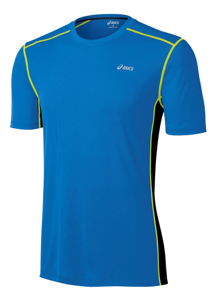 Mens ASICS FujiTrail Short Sleeve Technical Tops