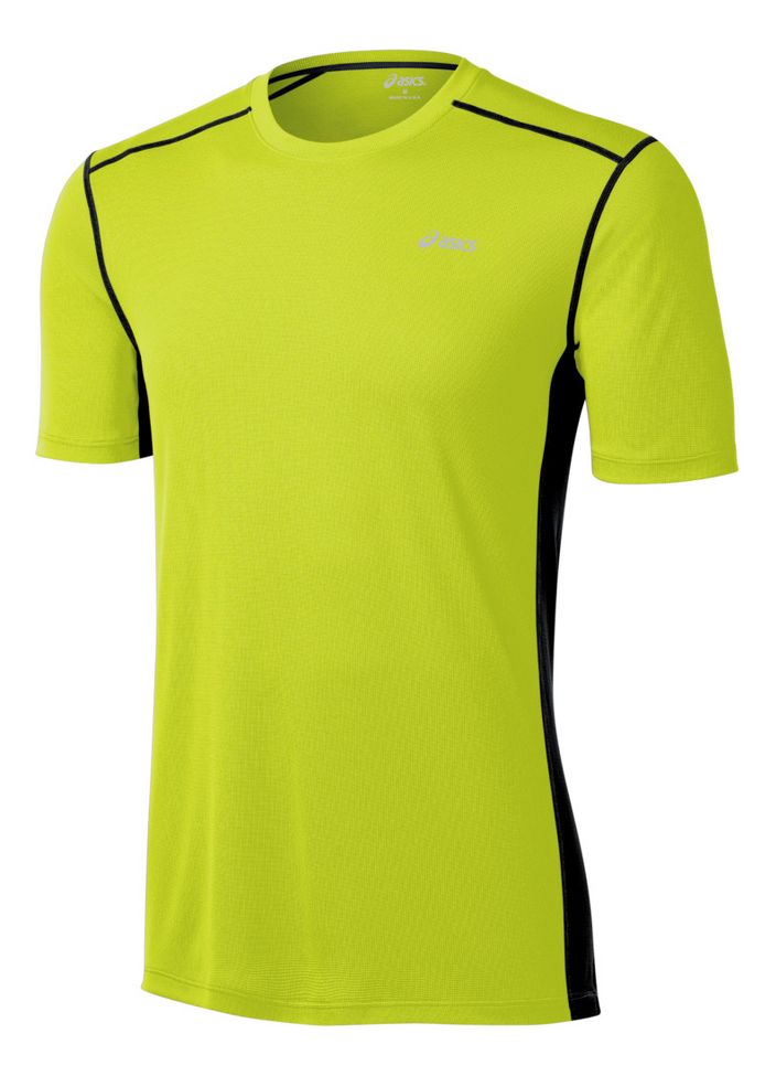 Mens ASICS FujiTrail Short Sleeve Technical Tops