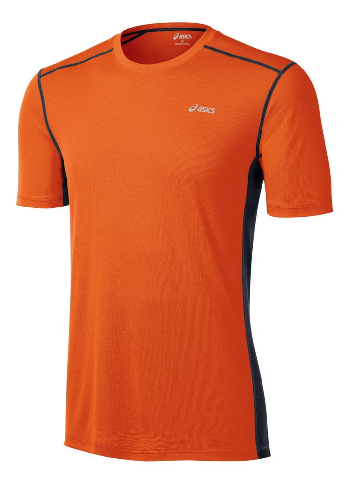 Mens ASICS FujiTrail Short Sleeve Technical Tops