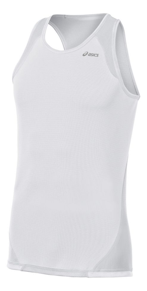 Mens ASICS Ecoverse Singlet Technical Tops