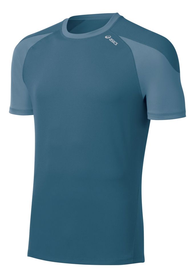 Mens ASICS Ecoverse Short Sleeve Technical Tops