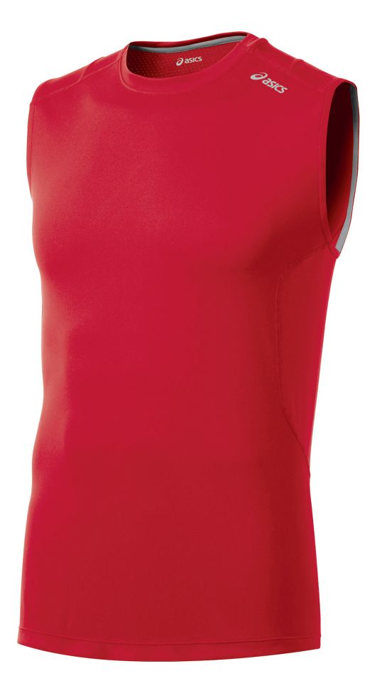 Mens ASICS Favorite Sleeveless Technical Tops