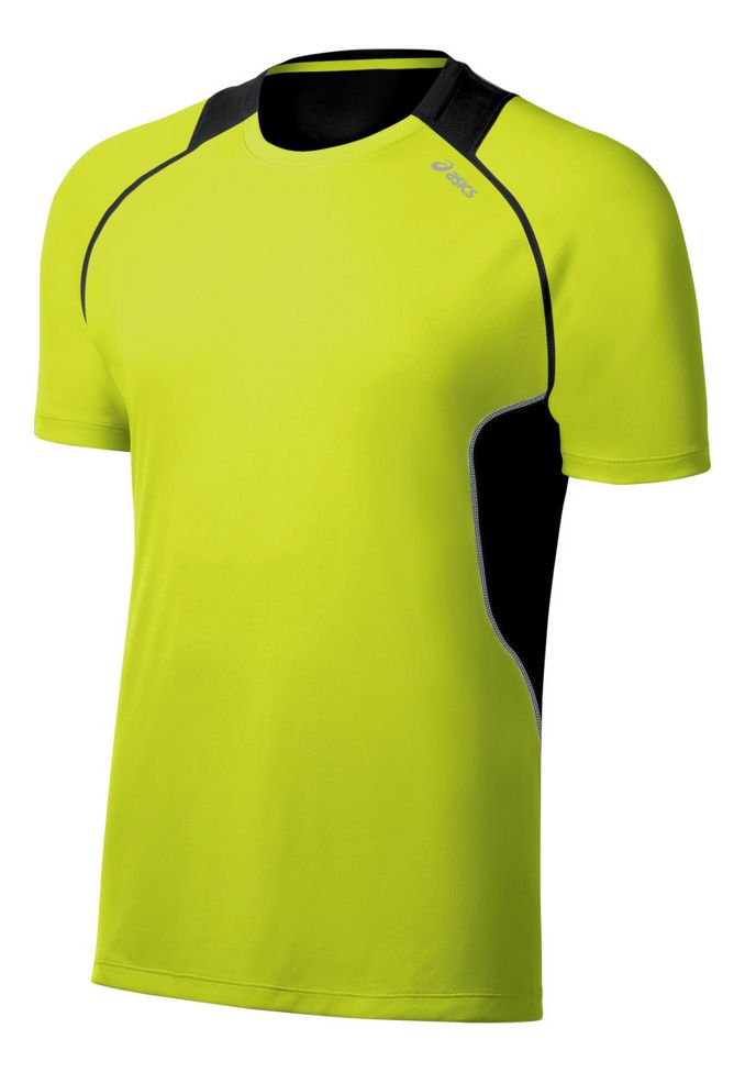 Mens ASICS Lite-Show Favorite Short Sleeve Technical Tops