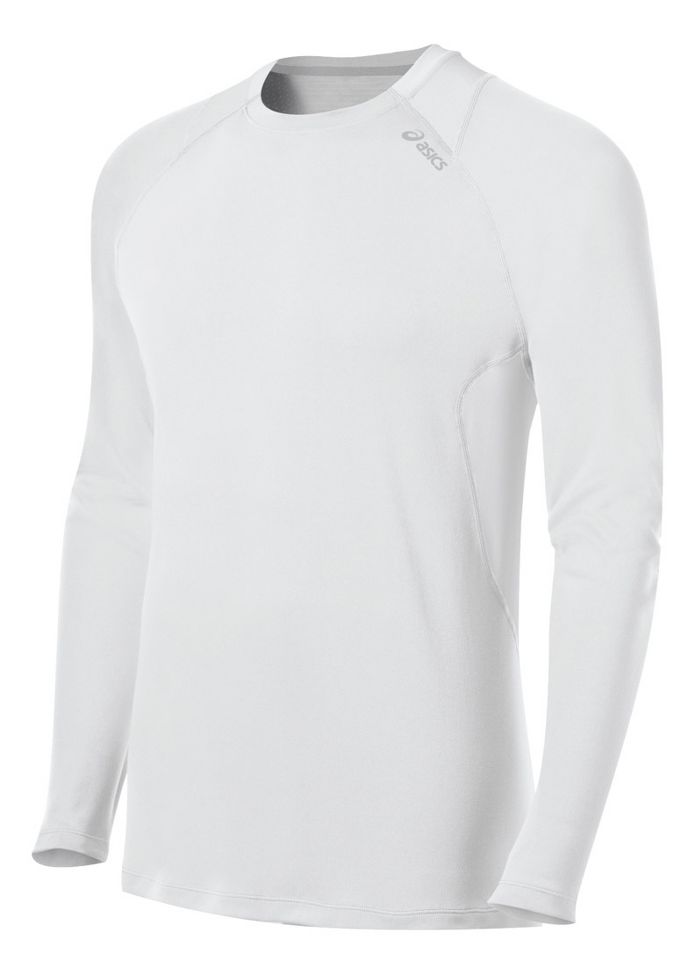 Mens ASICS Favorite Long Sleeve No Zip Technical Tops