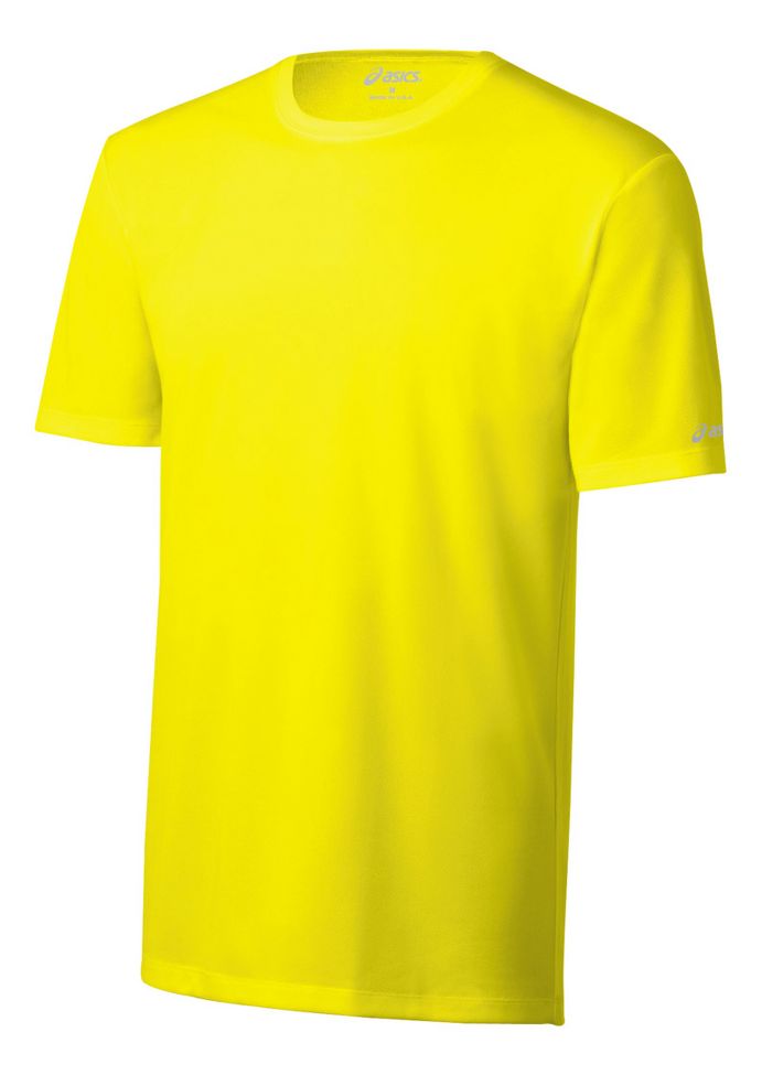 Mens ASICS Ready-Set Short Sleeve Technical Tops