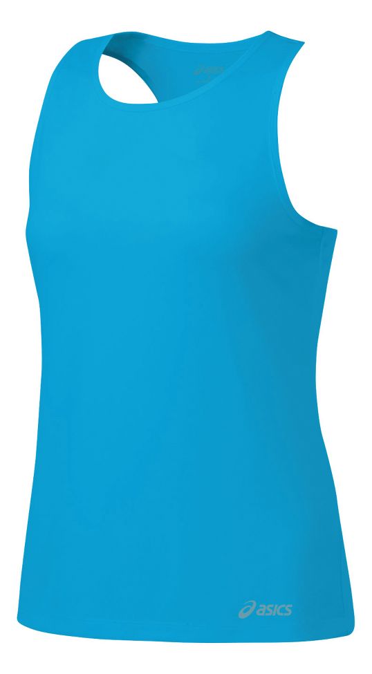 Womens ASICS Ready-Set Singlet Technical Tops
