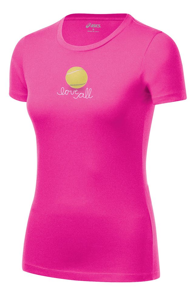 Womens ASICS Love Tee Short Sleeve Technical Tops