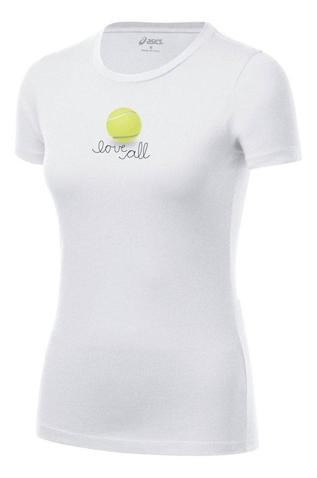 Womens ASICS Love Tee Short Sleeve Technical Tops