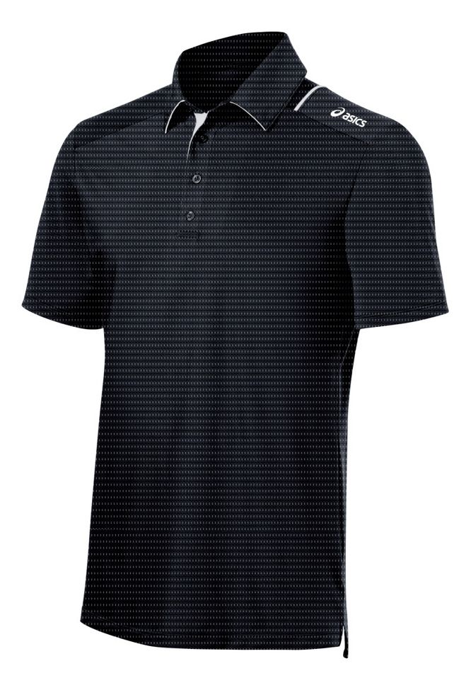 Mens ASICS Game Point Polo Short Sleeve Technical Tops