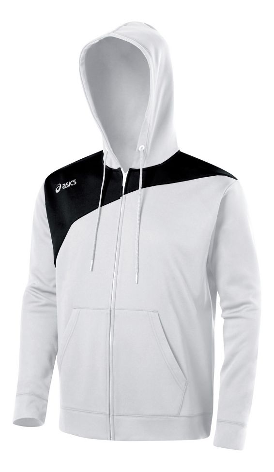 ASICS Poly Logo Fleece Warm-Up Hooded Jackets