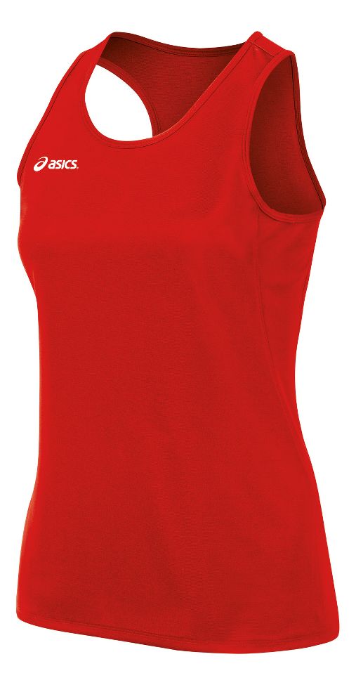 Womens ASICS Rival Singlets Technical Tops at Road Runner Sports
