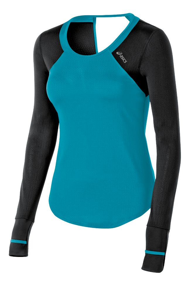 Womens ASICS Abby Tee Long Sleeve No Zip Technical Tops at Road Runner