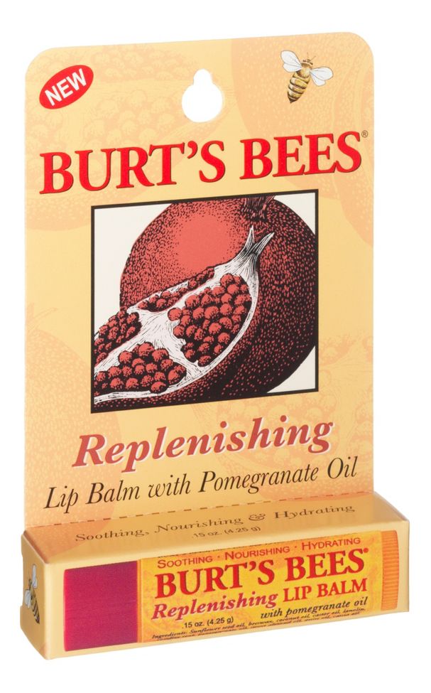 Burt's Bees Pomegranate Lip Balm Skin Care