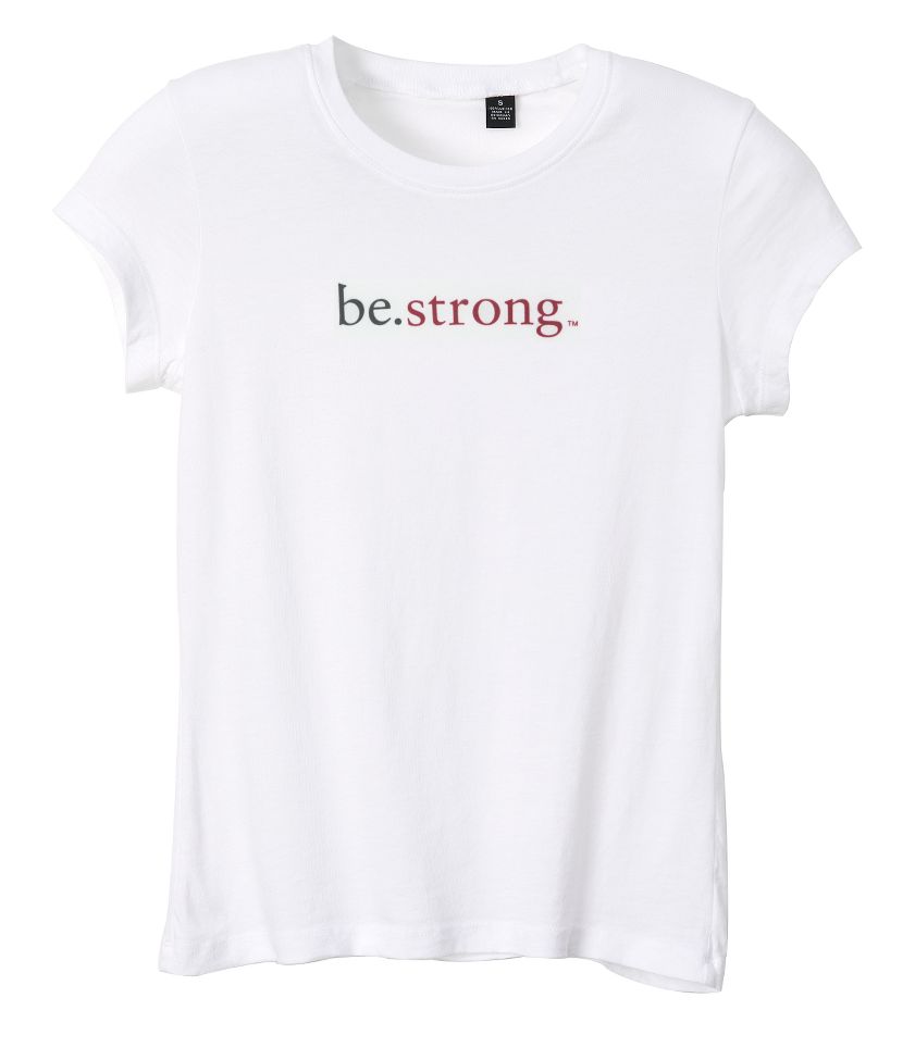 Womens Be.ology Be.Strong Short Sleeve Tee