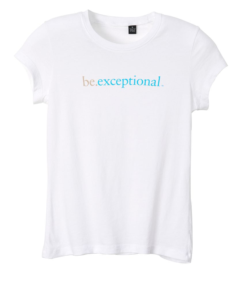 Womens Be.ology Be.Exceptional Short Sleeve Tee