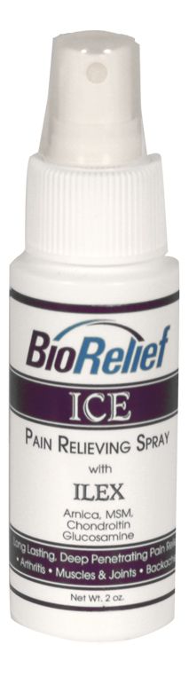 BioRelief ICE Pain Relieving Spray 2 ounces Skin Care