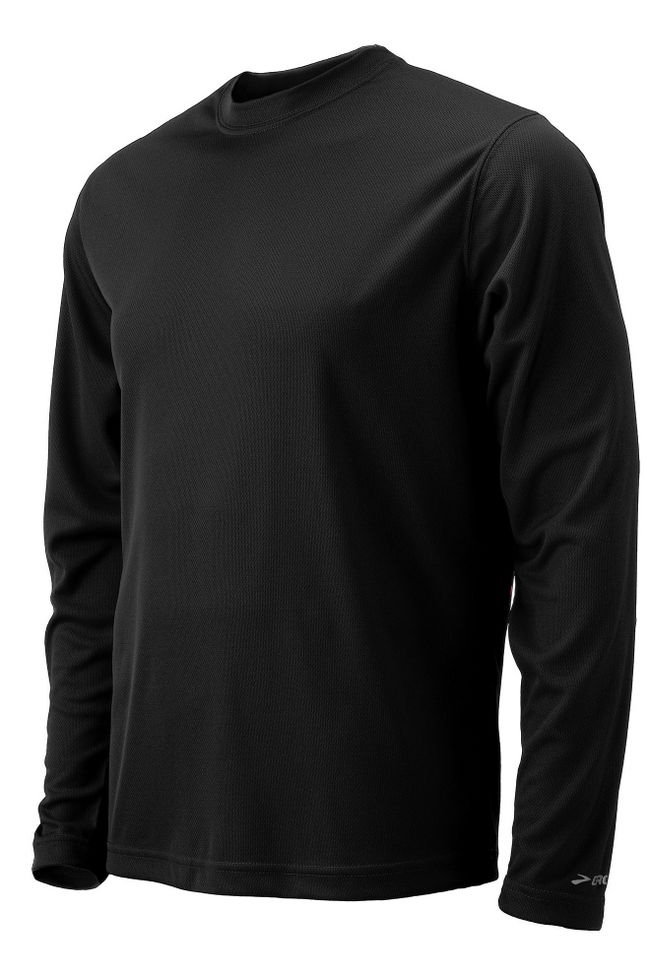 Mens Brooks Podium Long Sleeve No Zip Technical Tops