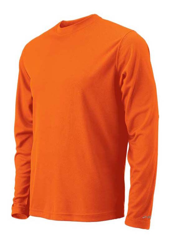 Mens Brooks Podium Long Sleeve No Zip Technical Tops
