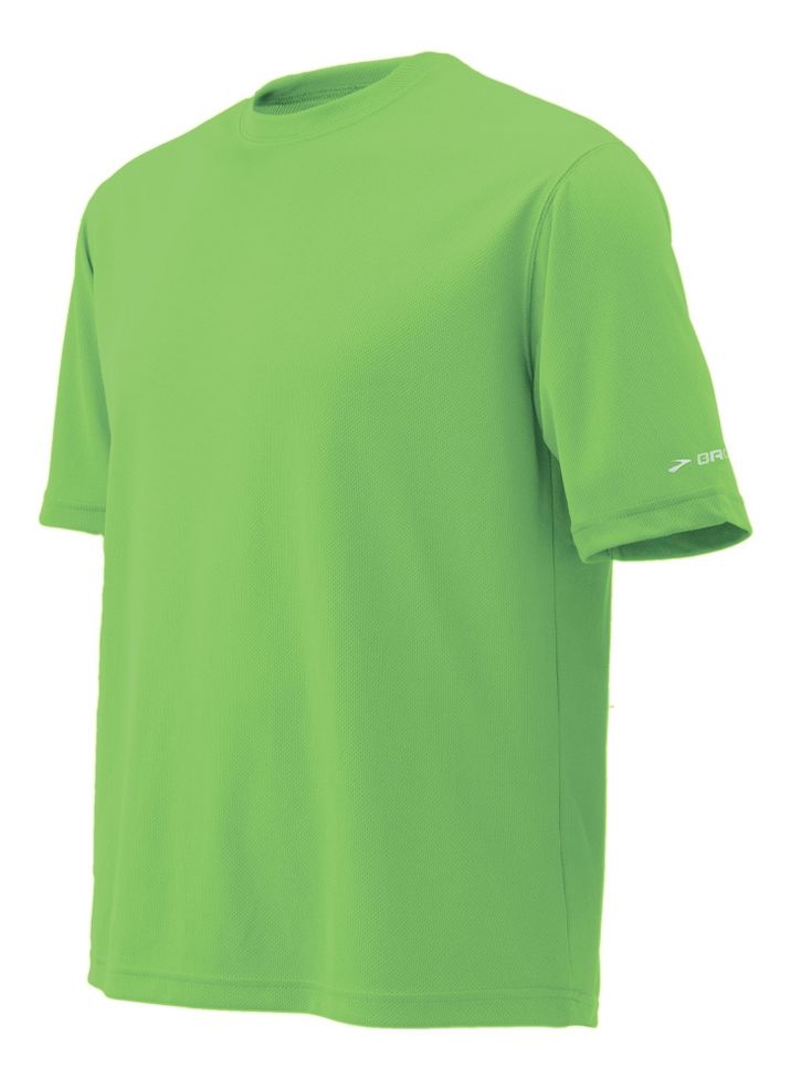 Mens Brooks Podium Short Sleeve Technical Tops