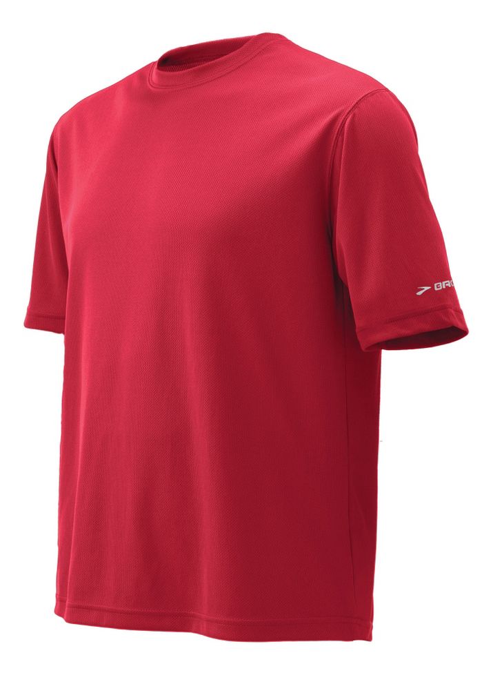 Mens Brooks Podium Short Sleeve Technical Tops