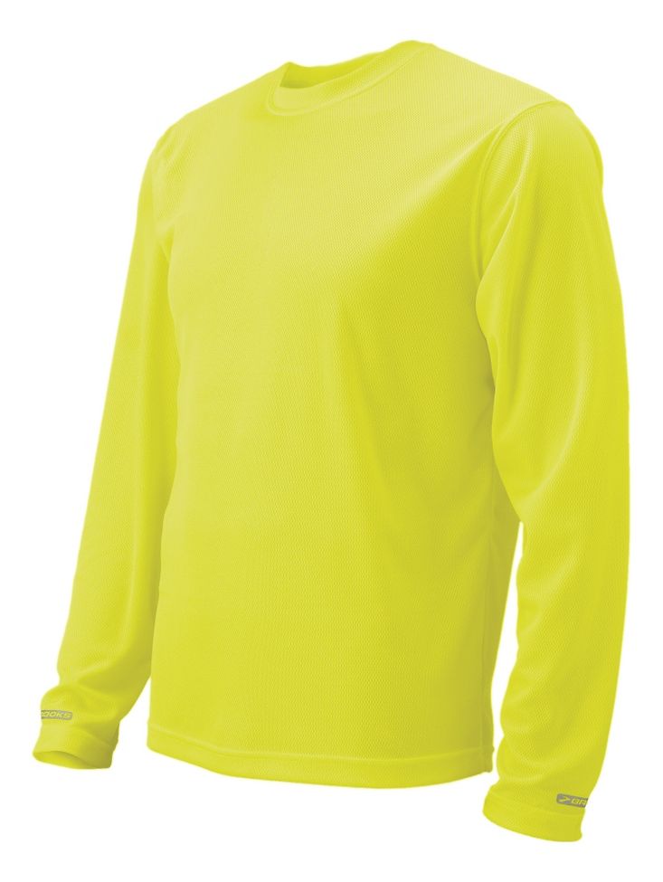 Womens Brooks Podium Long Sleeve No Zip Technical Tops